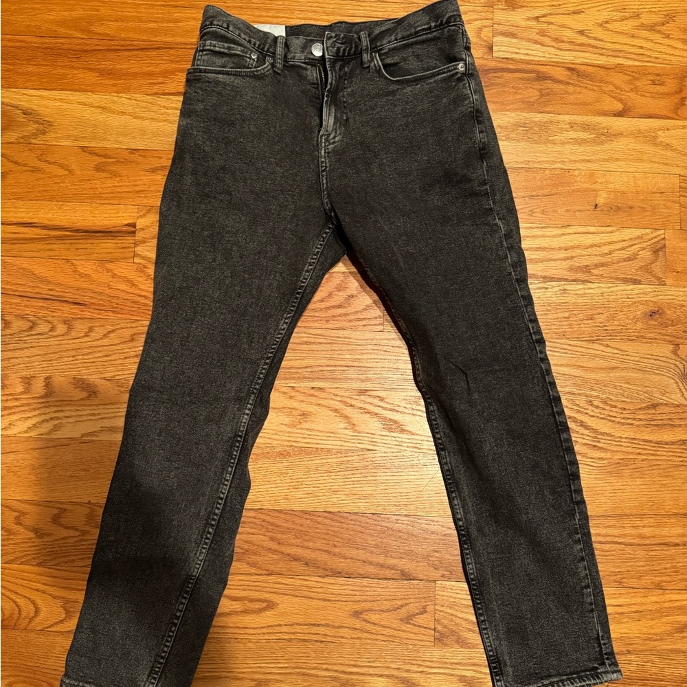 H&M Black Slim Jeans with Vintage Appeal